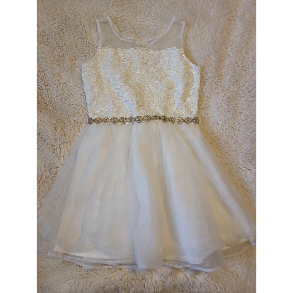 American Girl white Flower girl dress size 10